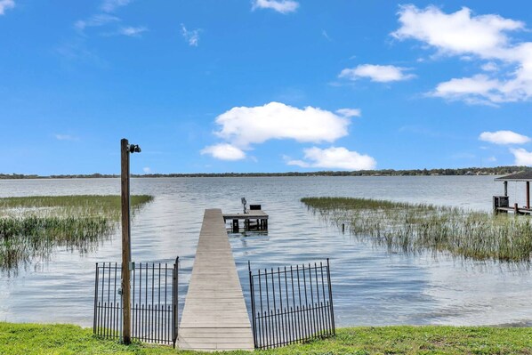 Enjoy a nice walk to the dock!