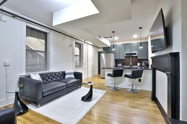 big windows with natural bright light