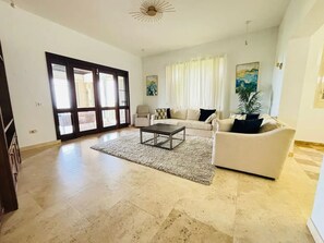 Living room with exit the balcony