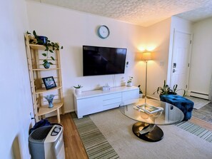 Living room with Smart TV.
