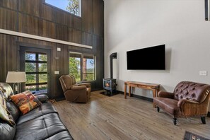 Relax into cozy seating and let your worries melt away after a day spent discovering the local attractions.