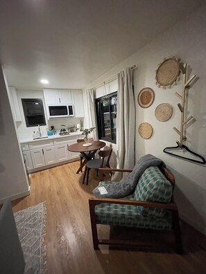 View when you enter unit 