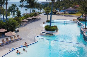 One of the resort's pool areas