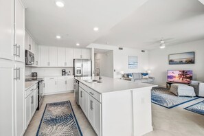 Kitchen & Living Room