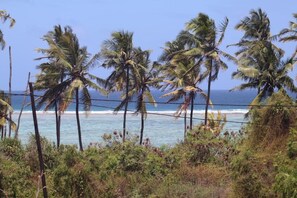 Utsikt mot havet/stranden