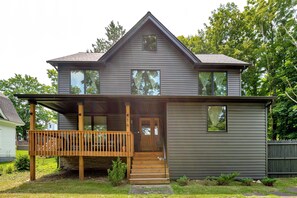 Front of home.