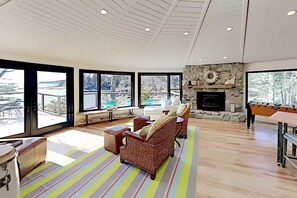 Wrap around windows in the great room
