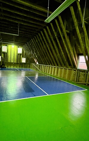 Indoor pickleball, Billiards, Ping Pong, Basketball