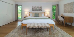 Large Primary Bedroom, King Bed, and Attached Bathroom - Main Level 