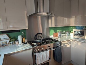 Our fully-equipped kitchen makes meal prep a breeze. 