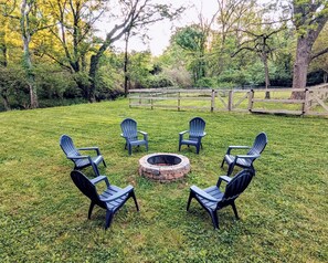 Fire pit area