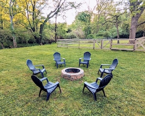 Fire pit area