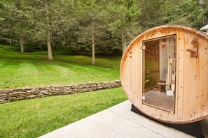 Sauna on the Back Patio