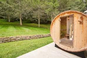 Sauna on the Back Patio