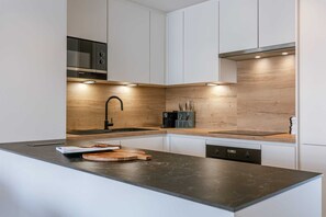 Fully equipped modern kitchen