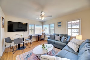 Living Room | Smart TV | Queen Sleeper Sofa