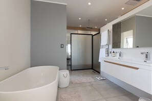 Main En-suite bathroom (open plan)