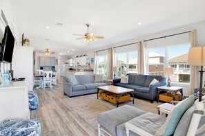 Bright open concept living