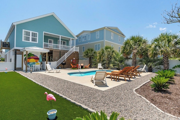Exterior - Back / Fenced Pool Area