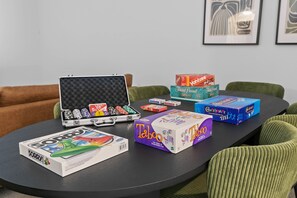 Play a classic board game or challenge your fellow travelers to a game of poker.