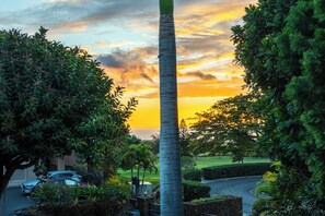 Gorgeous Sunset view of Maui in the distance on the front porch