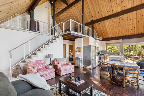Indoors, Furniture, Living Room, Lamp, Refrigerator