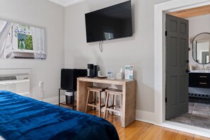 Coffee Station, Console/Seating, Mini-fridge