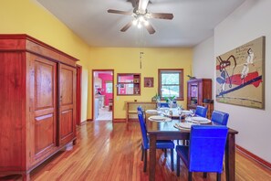 Dining Room | 3-Story Home | Dishware & Flatware | Central A/C & Heating
