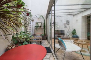 Terrace: a pleasant outdoor space for enjoying fine weather.