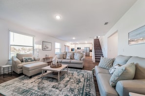 Welcome to the House at Daytona Beach - a brand new 5 bedroom 3 bathroom home in Daytona Beach Shores