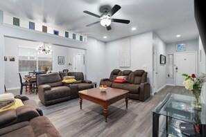 Plenty of comfortable decor