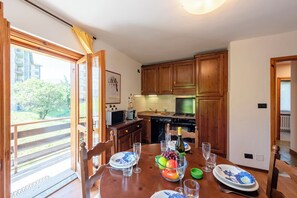 Kitchen and dining area