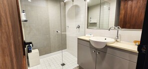 Second bathroom with walk-in shower