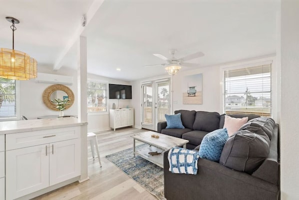 This is the main living room area of the home
