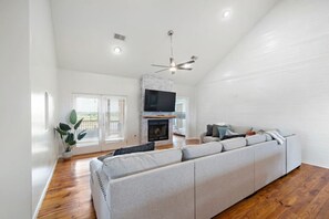 This is the main living room area of the home