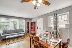 Living & Dining Area | Main Level