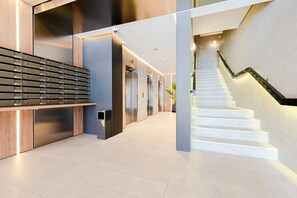 Interior entrance