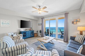 Living Area with Balcony