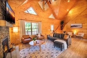 Smoky Serenity's cozy living area
