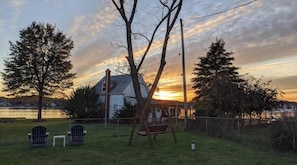 view from backyard