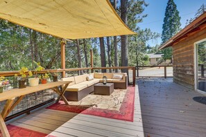 Cabin Exterior | Peaceful Wooded Setting