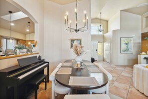 Furniture, Indoors, Living Room, Lamp, Floor