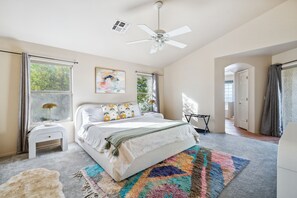 Home Decor, Rug, Ceiling Fan, Bed, Furniture