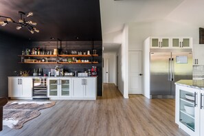 Indoors, Floor, Flooring, Kitchen, Hardwood