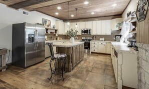 Indoors, Kitchen, Refrigerator, Floor, Home Decor