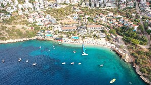 Our property is just 5 minutes walking distance from a stunning beach