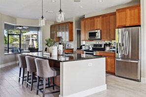 Indoors, Kitchen, Microwave, Oven, Kitchen Island