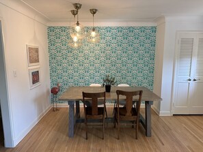 Architecture, Building, Dining Room, Dining Table, Furniture