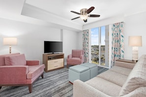 Unit may vary in layout, view, floor, and decor.