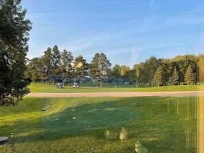 Golf course across from cabin